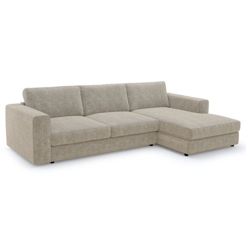 Sia Home -  WILL - Fluweel met patroon - Beige - 304cm