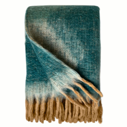 Malagoon plaid Zapotec - zacht groen - 100% recycled