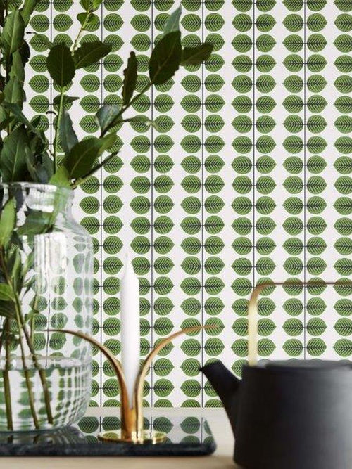 Borastapeter behang bladeren groen - 53 cm x 10.05 m - 660679 - vtwonen shop