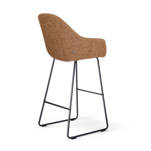 Nolon Nino-Mae barkruk bruin blend - zwart onderstel - 75 cm