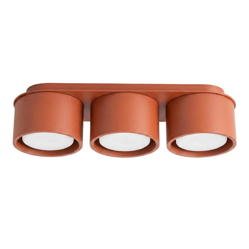 Sollux Lighting Plafondlamp MODO 3 rode oker Gx53 - 32,4x10,4x8,2cm