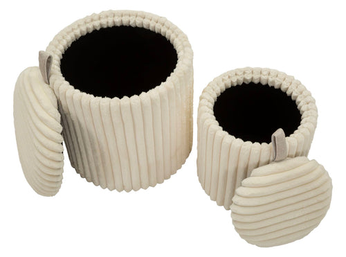 Mauro Ferretti poef - set van 2 - crème