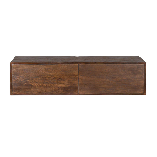 StarFurn Tv-meubel Vision - Zwevend Bruin Hout - 120x35x30cm - vtwonen shop