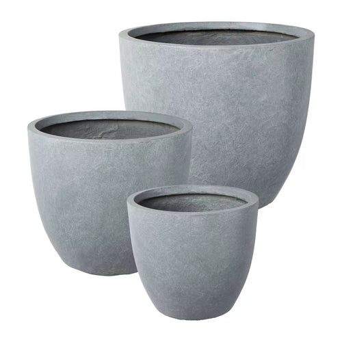 Flourify plantenbak - Fibreclay - set van 3 - 159 cm