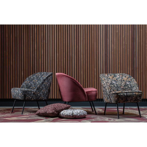 BePureHome Vogue Fauteuil -Polyester - Chestnut - 69x57x70