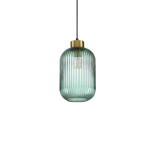 Ideal Lux MINT-1 - Indoor glazen koepel plafond hanglamp 1 lichtgroen, E27