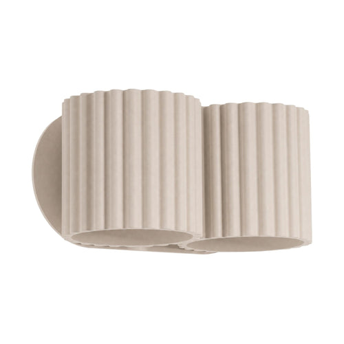Sollux Lighting Wandlamp AURA 2 taupe G9 - 21x12x10cm