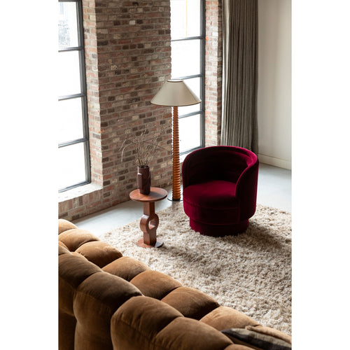 Dutchbone Dorothy Fauteuil Velvet Rood - vtwonen shop