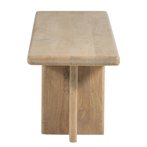 WOOOD eetbankje 180 cm Ato - Mangohout - Naturel - 47x180x45