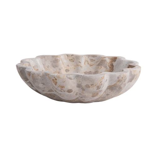 Present Time schaal Flower - bruin - 20x20x5cm - vtwonen shop