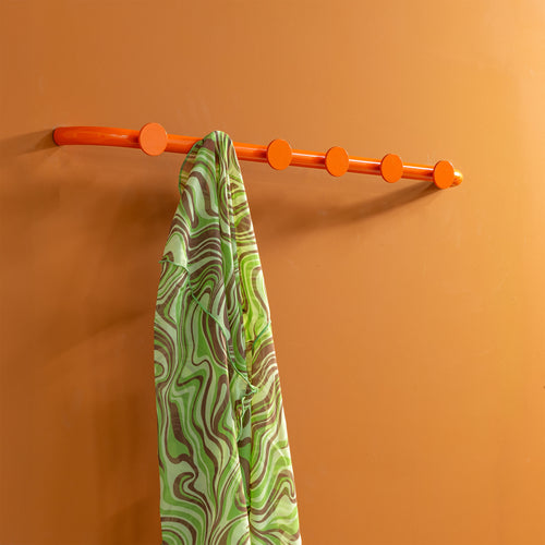 Spinder Design kapstok Retro 6 Kapstok - Pure Orange - 6 haken - vtwonen shop