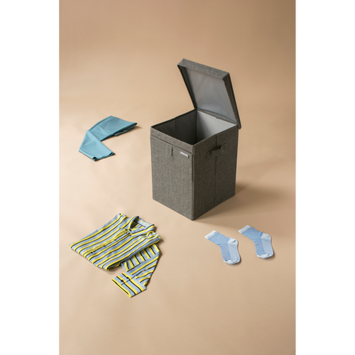 Brabantia Wasbox stapelbaar, 35 liter - Pepper Black