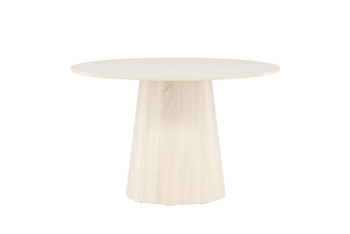 Rebellenclub Eetkamertafel Oulu - ø120 cm - Whitewash - vtwonen shop