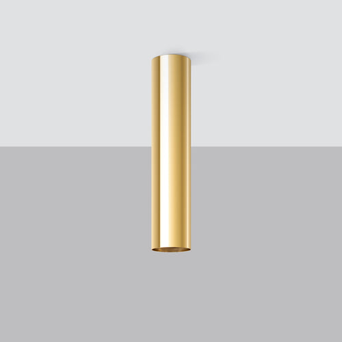 Sollux Lighting Plafondlamp LAGOS 30 gepolijst goud - 6x6x30cm