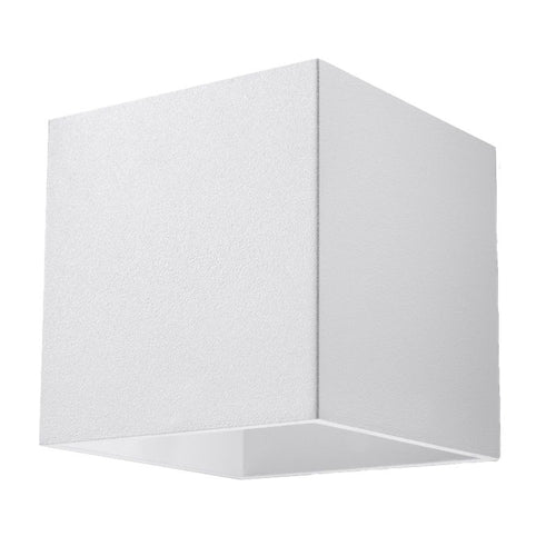 Sollux Lighting Wandlamp QUAD 1 wit - 10x12x10cm