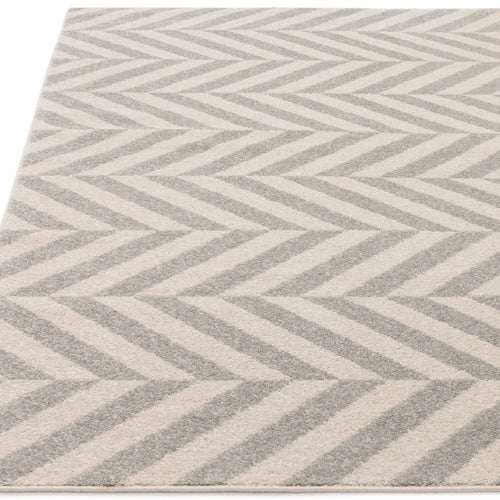 Vloerkleed Easy Living Muse Grey Chevron Rug MU07 80x150 cm - vtwonen shop