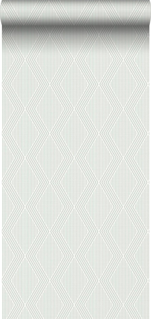 Borastapeter behang geometrische vormen groen - 53 cm x 10.05 m - 661002