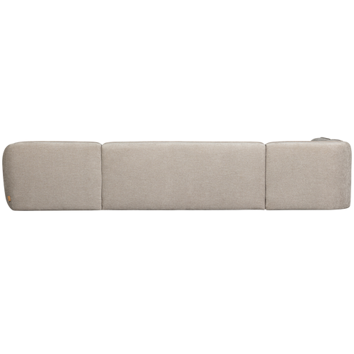 WOOOD bank links Polly - Polyester - Zand - 71x353x150/245 - vtwonen shop