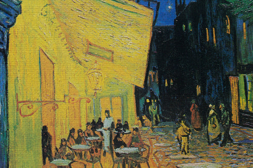 Canvas 60x40 Afdruk Nachtterras