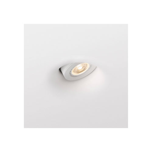 Faro Neu - 1-lichts ronde inbouwspot gips, wit