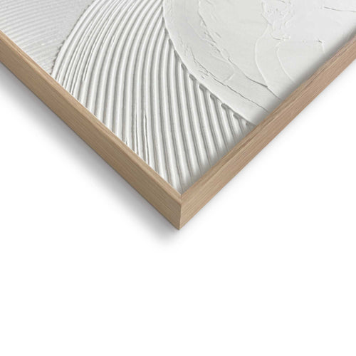 Reinders Coast White schilderij 3d art -  wit - woonkamer - 70x50cm