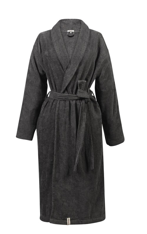 vtwonen badjas Soft Embrace - S/M - antraciet - vtwonen shop