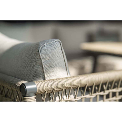 Garden Impressions lounge dining set Burela taupe - 5-delig - rechts