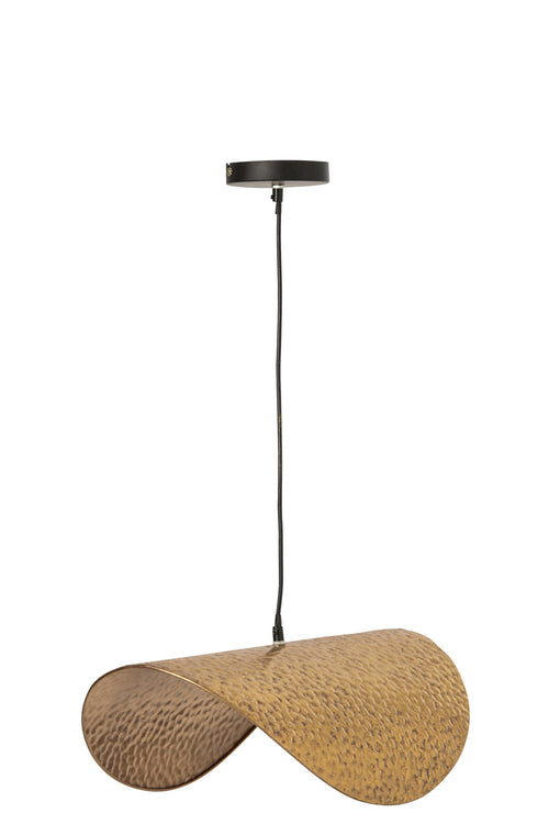 J-Line Plafondlamp - metaal - goud - small