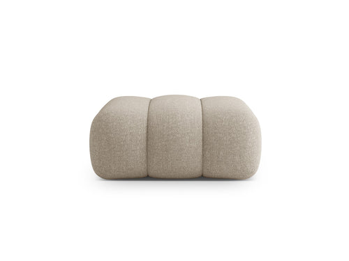 Cosmopolitan Design Poef Koge chenille donkerbeige - 95x95x40cm