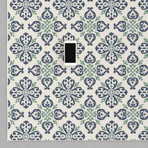 AFK Living vloerkleed  Sintra - voor binnen en buiten - blauw - 120 x 170 cm