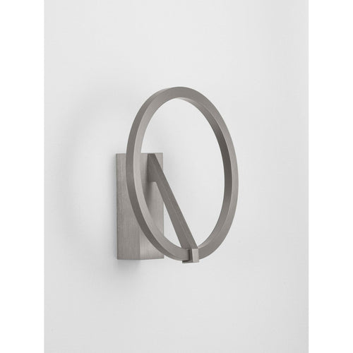 Nova Luce TILIA  Tilia Geïntegreerde LED-wandlamp, Foggy Nickel LED 10W 457lm 2700-3000-4000K CCT