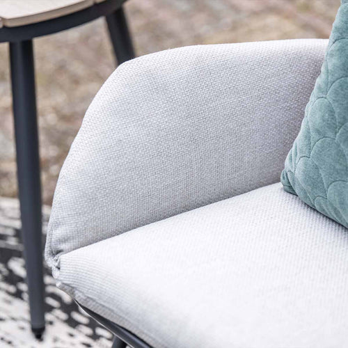 Garden Impressions Loungestoelen Fresno donker grijs