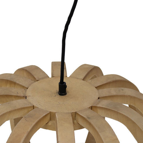 Giga Meubel Hanglamp Samé - Rond - Naturel - 38cm - vtwonen shop