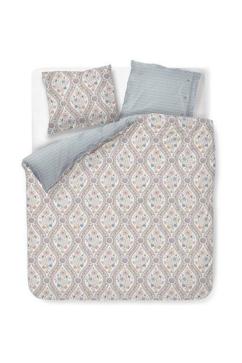 Pip Studio dekbedovertrek Ornamento Ramo - 260x200/220 cm - wit