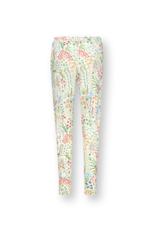 Pip Studio - Bobien Lange pyjamabroek - Dames - Querida - Wit - XXL