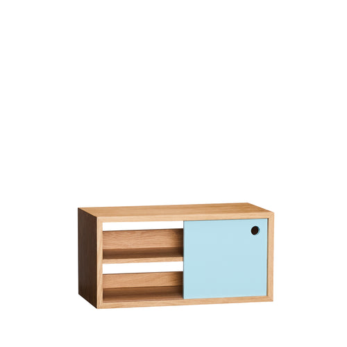 Hübsch plank Slide - mdf/okernfineer - 40x20xh20cm