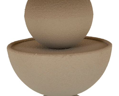 Mauro Ferretti bijzettafel - Ø 40,5x42 cm - crème