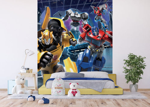 Sanders & Sanders fotobehang Transformers geel, rood en blauw - 270 x 225 cm - 601211