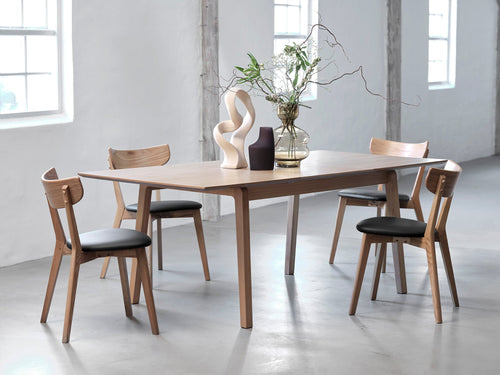 Rebellenclub Eetkamertafel Colac - 200/140 x 95 cm - Eiken - vtwonen shop