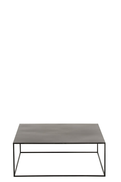 J-Line salontafel Vierkant - metaal - zwart