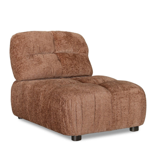 DÉJA Living Fauteuil Vita - Cognac Stof - 91x113x85cm