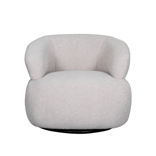 LABEL51 Fauteuil Valenza - Naturel/Zwart - Draaibaar - vtwonen shop