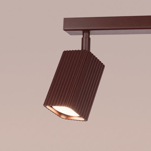 Sollux Lighting Plafondlamp RAYO 6L bruin - 117x6x16,5cm