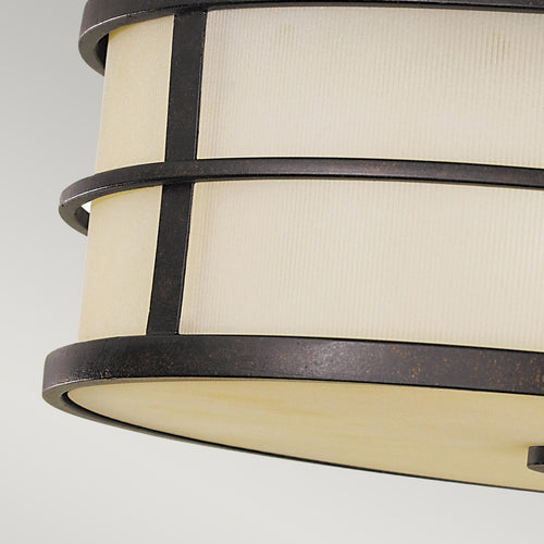 Elstead Fusion - 3 Lichts Inbouw Plafondlamp Brons, E27