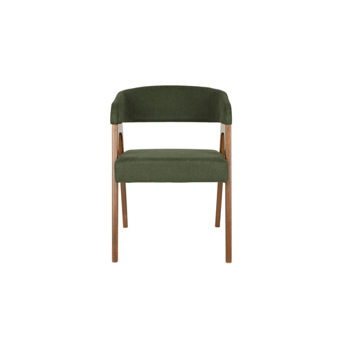 Dutchbone Adamello Eetkamerstoelen  Groen - Set van 2 - vtwonen shop