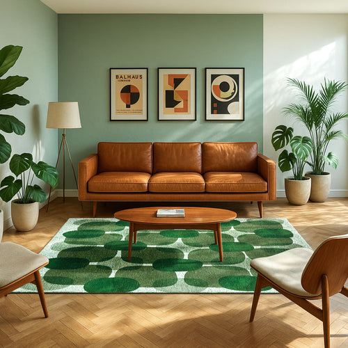 Lola&Moi vloerkleed Hedgerow Green - groen - 140x200cm