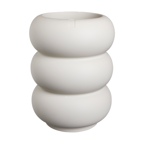 elho amber roll high 43 linnen wit | Bloempot |Premium statementdesign