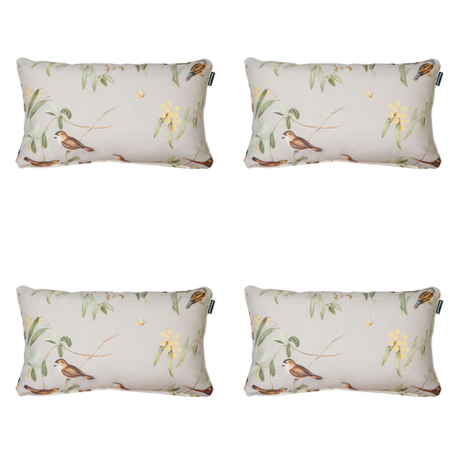 Madison sierkussen Aria - beige - 30x50x10cm - set van 4