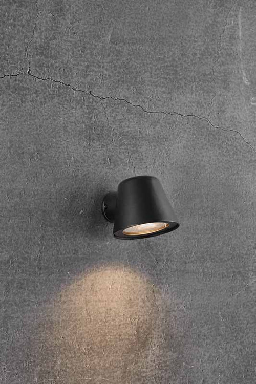 Nordlux Aleria Wandlamp Buiten - GU10 - IP44 - Zwart