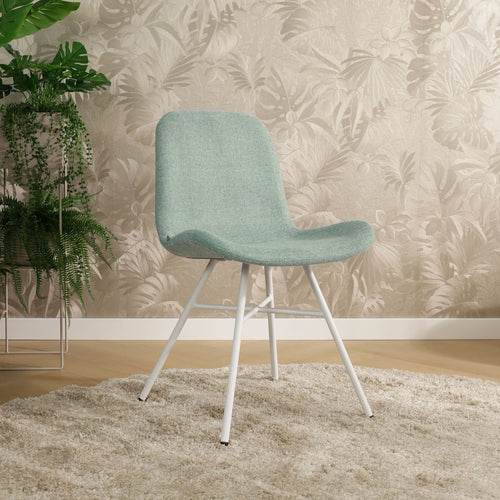 Nolon Noa-Fé Eetkamerstoelen Set van 2 - Zacht Groen - Zwarte Poten - vtwonen shop